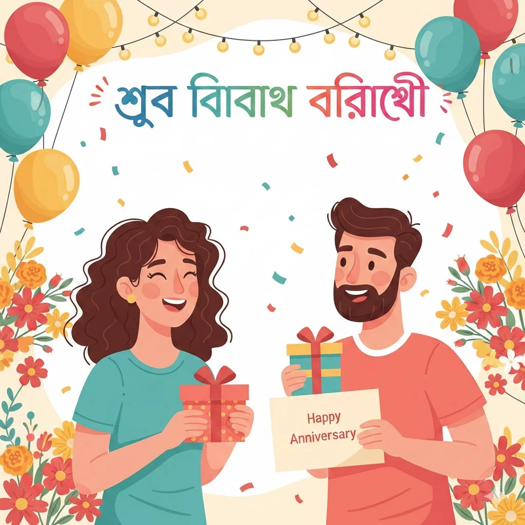 anniversary wish for friend bangla