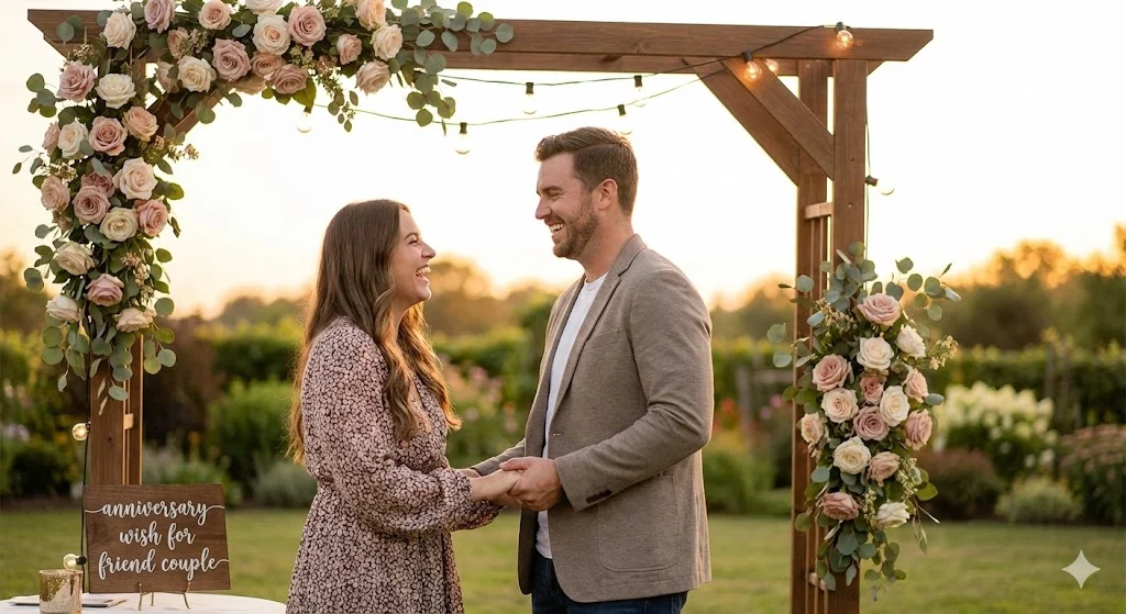 anniversary wish for friend couple