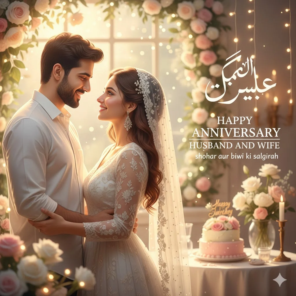 anniversary wish for husband in urdu