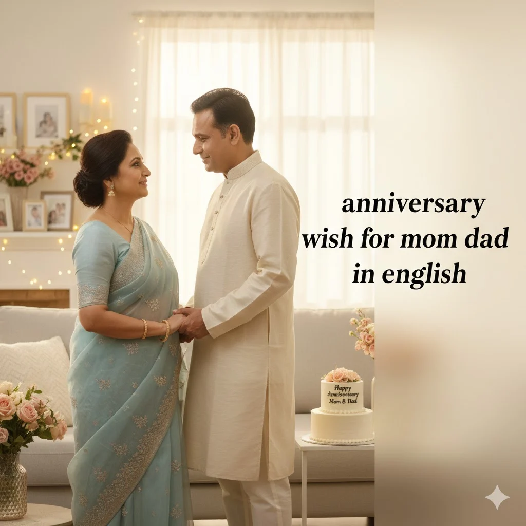 anniversary wish for mom dad in english