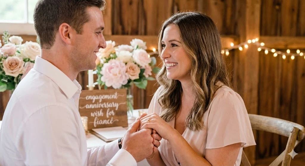 engagement anniversary wish for fiance