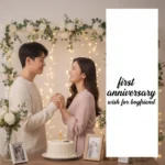 first anniversary wish for boyfriend