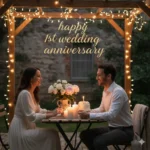 happy 1st wedding anniversary