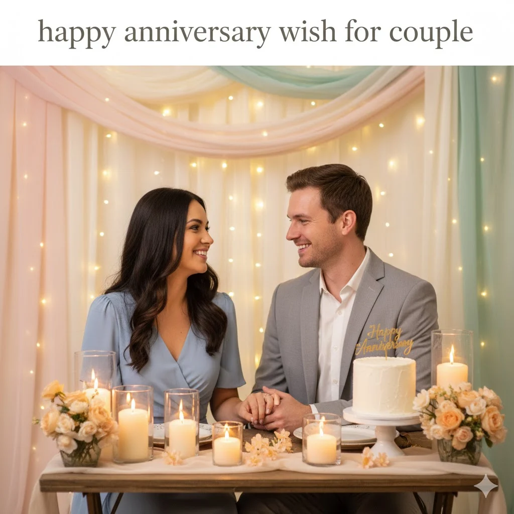 happy anniversary wish for couple
