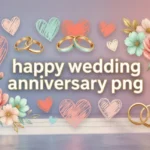 happy wedding anniversary png