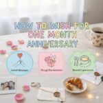 how to wish for one month anniversary