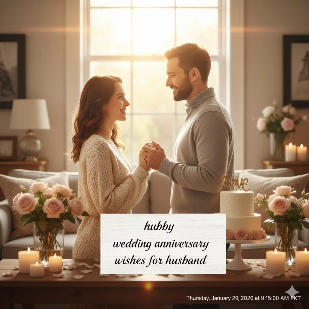 hubby wedding anniversary wishes for husband