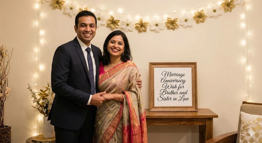 marriage anniversary wish for brother and sister in law
