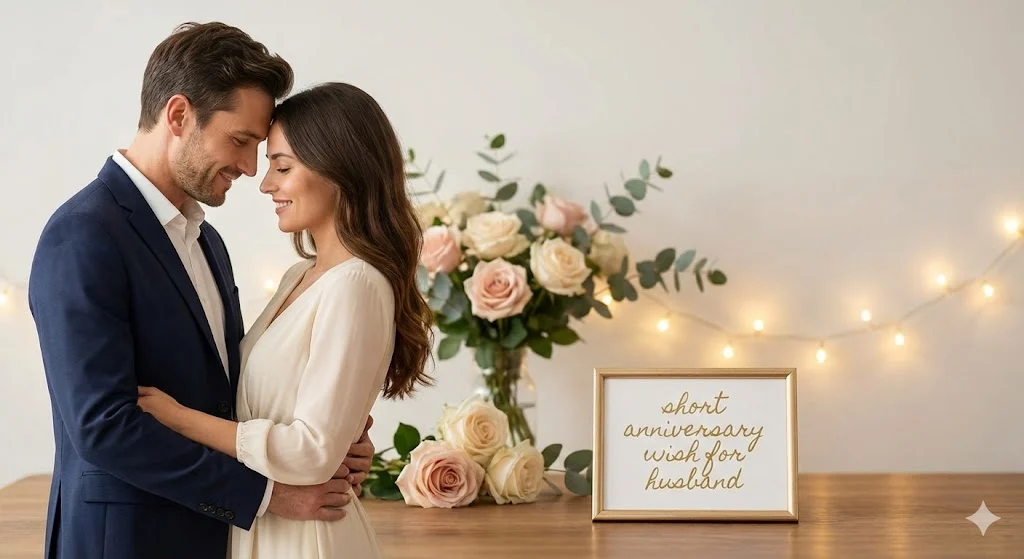short anniversary wish for husband