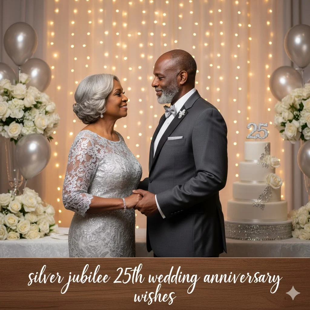 silver jubilee 25th wedding anniversary wishes