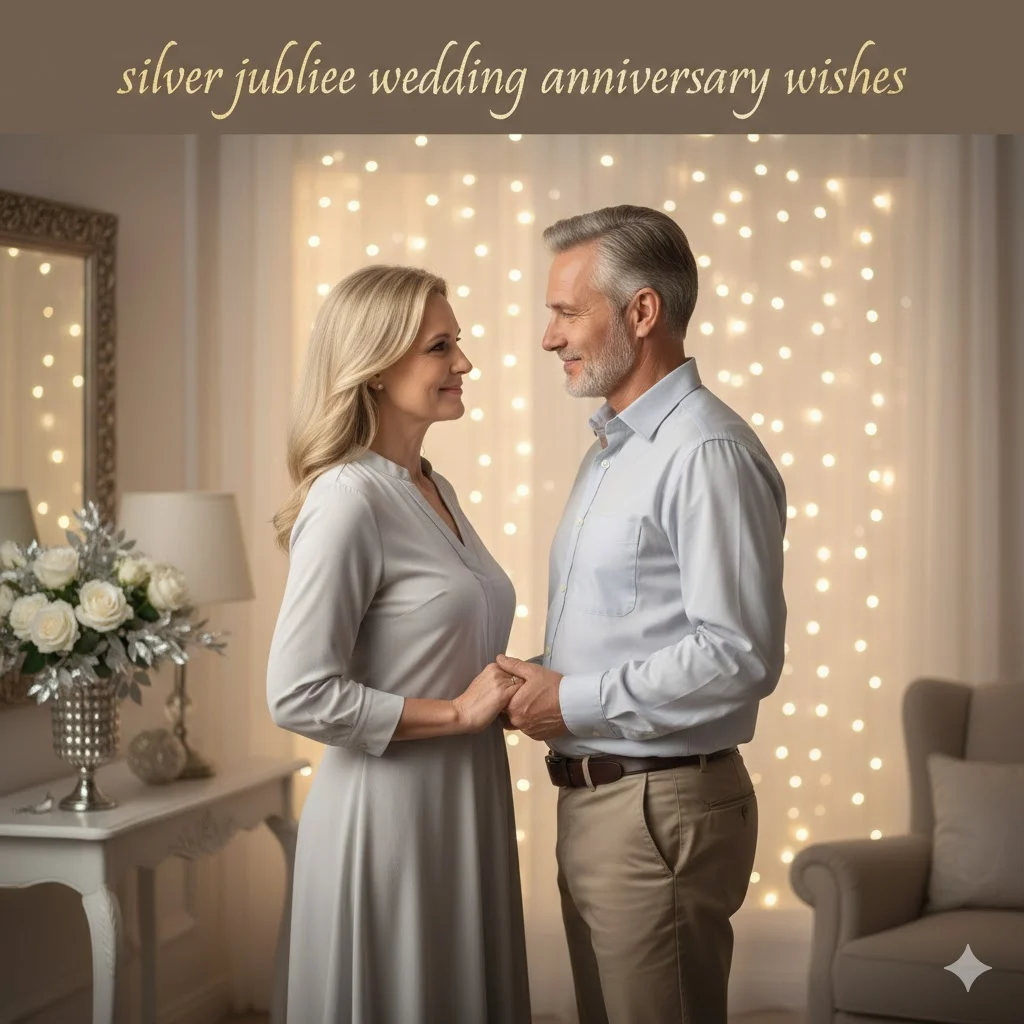 silver jubilee wedding anniversary wishes