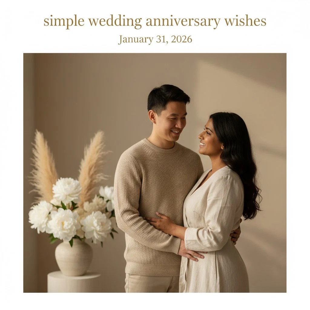 simple wedding anniversary wishes