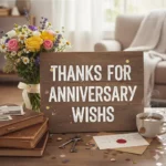 thanks for anniversary wish