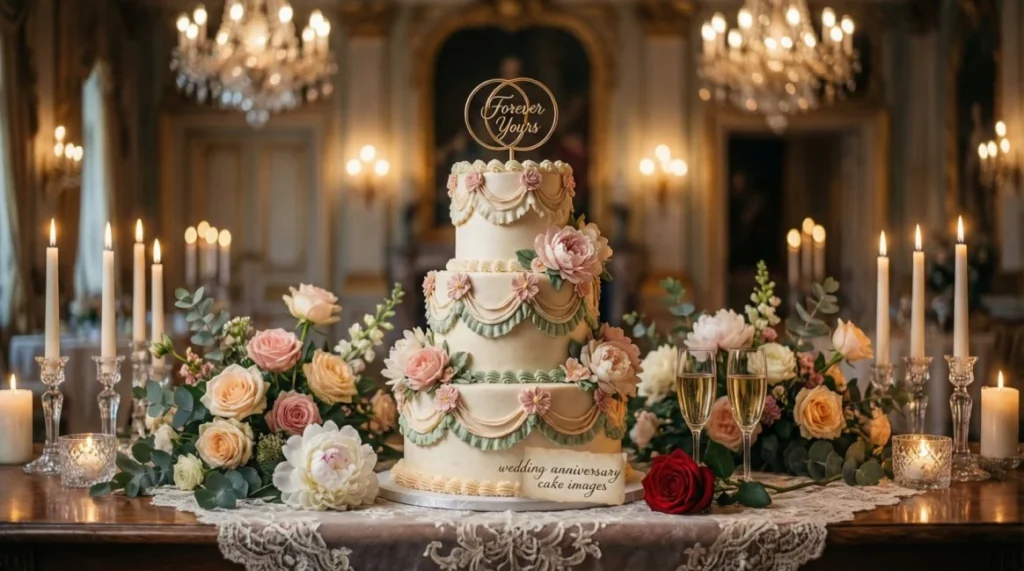 wedding anniversary cake images