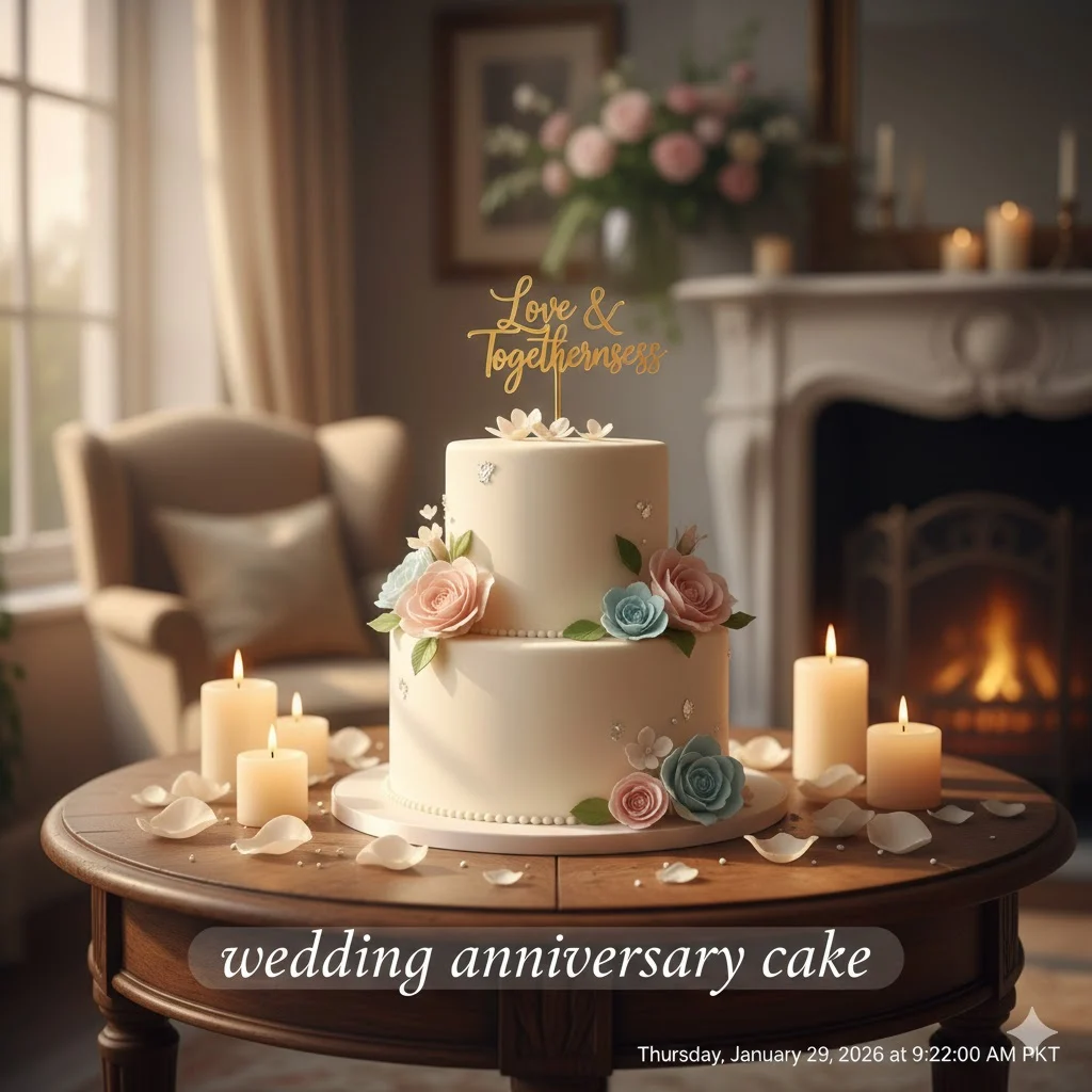 wedding anniversary cake