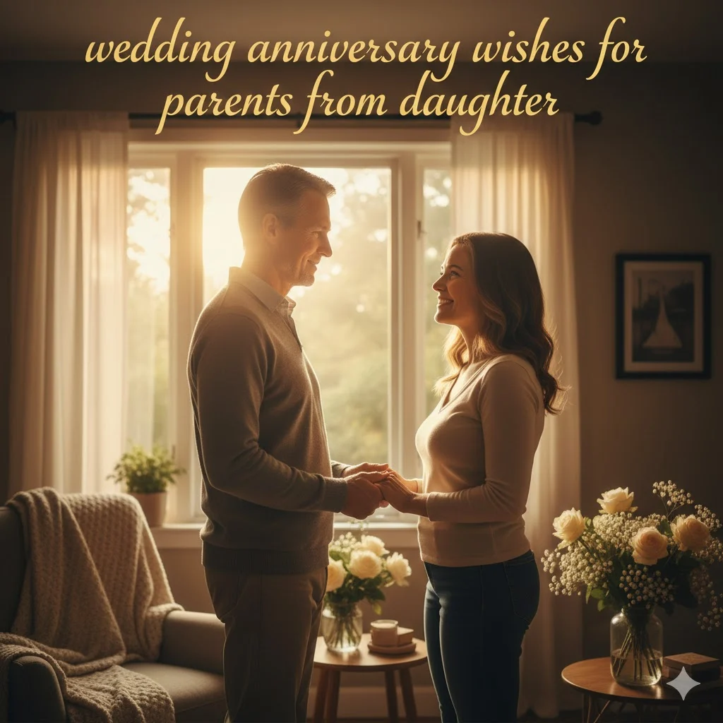 wedding anniversary wishes for parents from daughter