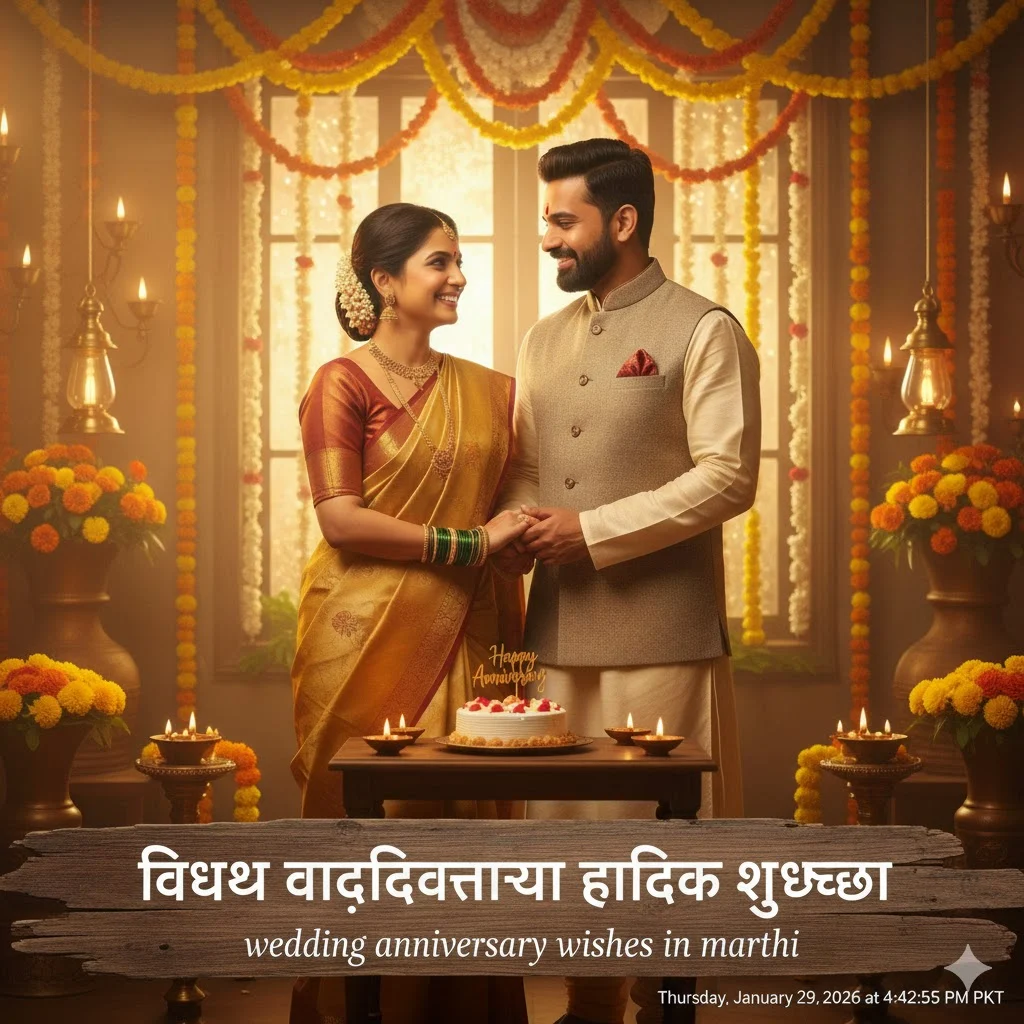wedding anniversary wishes in marathi