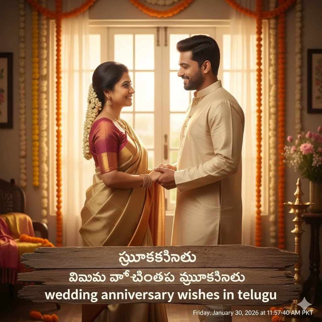 wedding anniversary wishes in telugu
