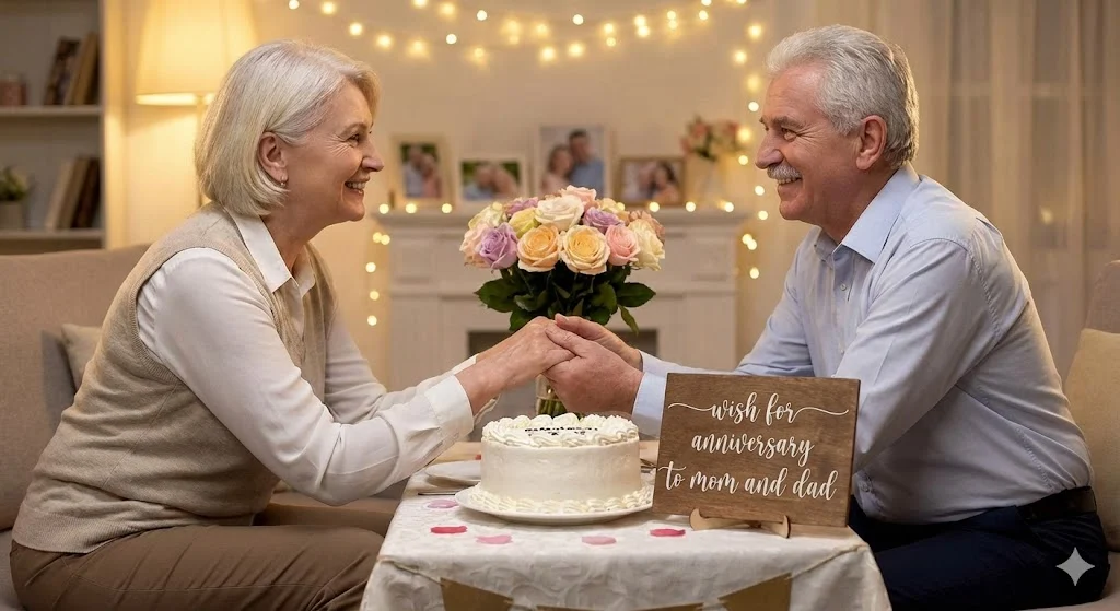 wish for anniversary to mom and dad