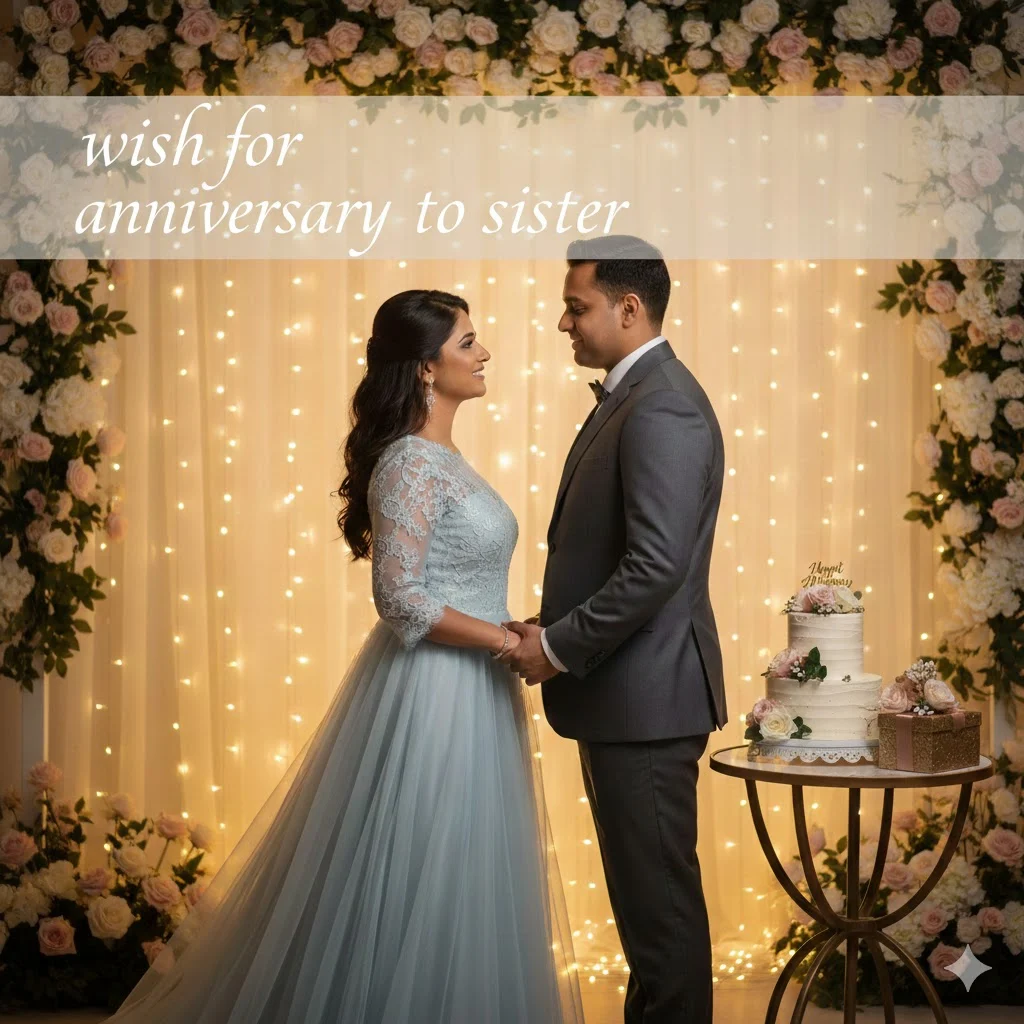 wish for anniversary to sister