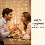 wish for engagement anniversary