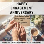 wish for engagement anniversary to husband