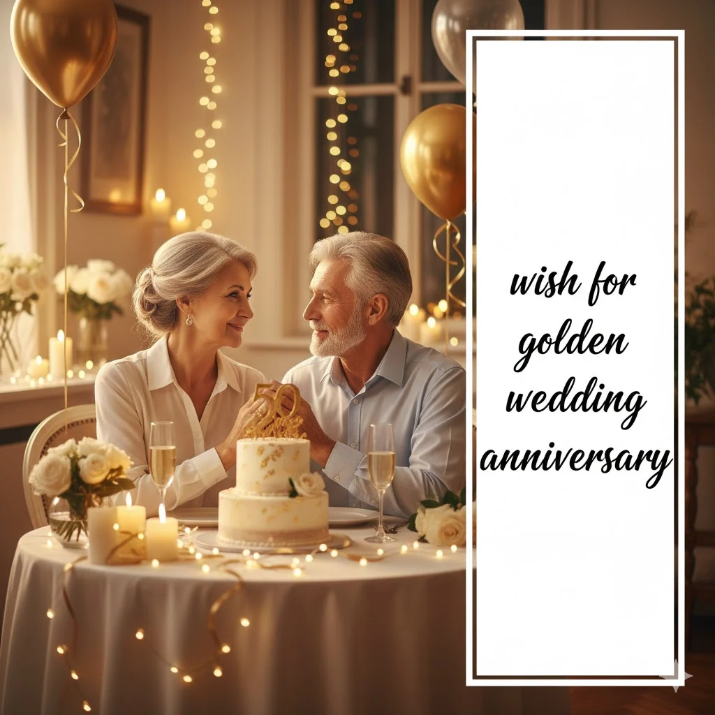 wish for golden wedding anniversary