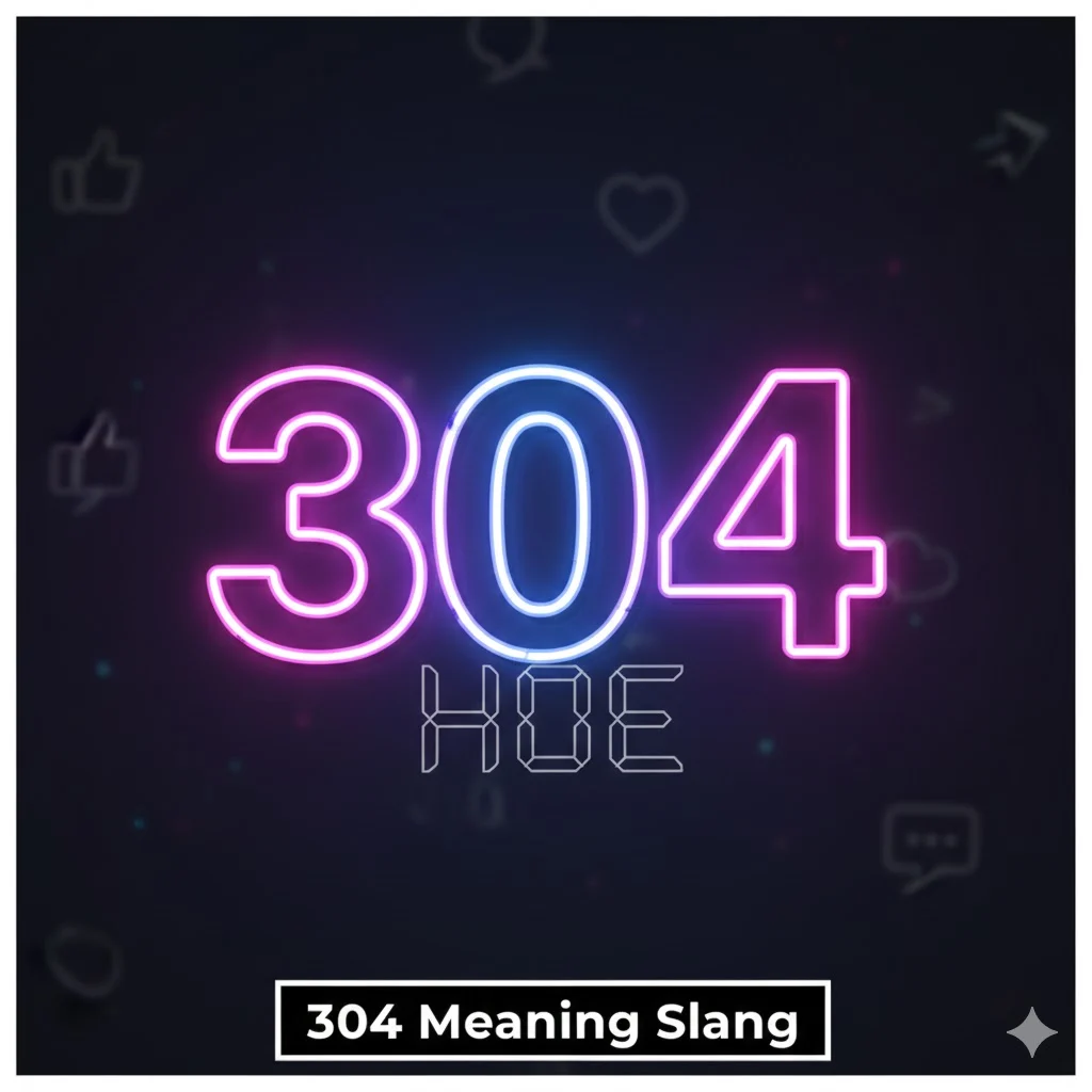 304 Meaning Slang