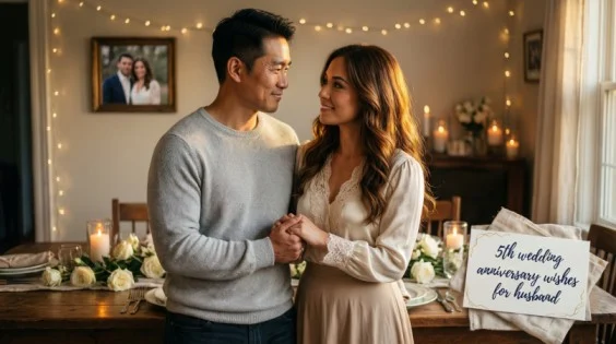 5th wedding anniversary wishes for husband