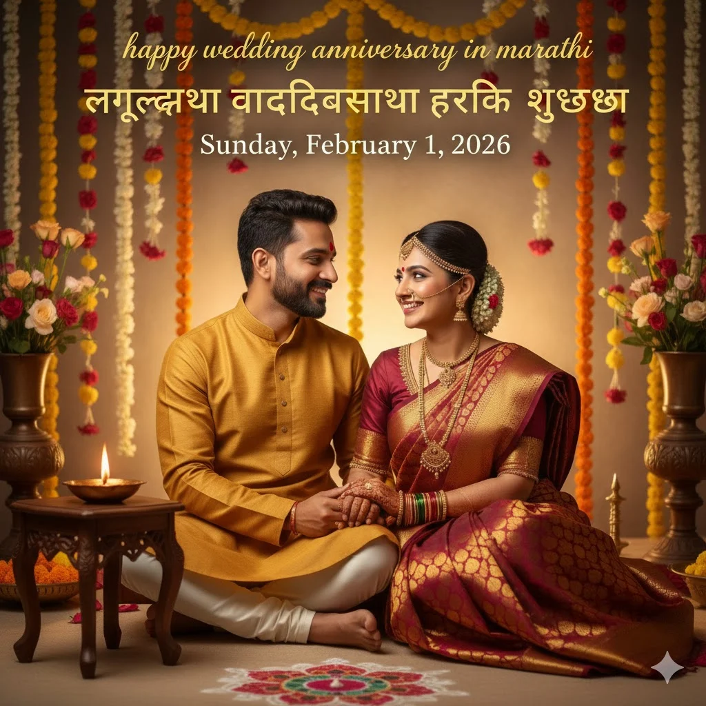 happy wedding anniversary in marathi