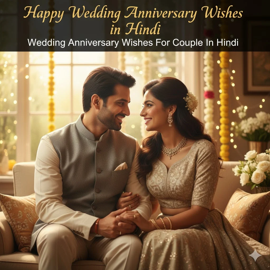 happy wedding anniversary wishes in hindi