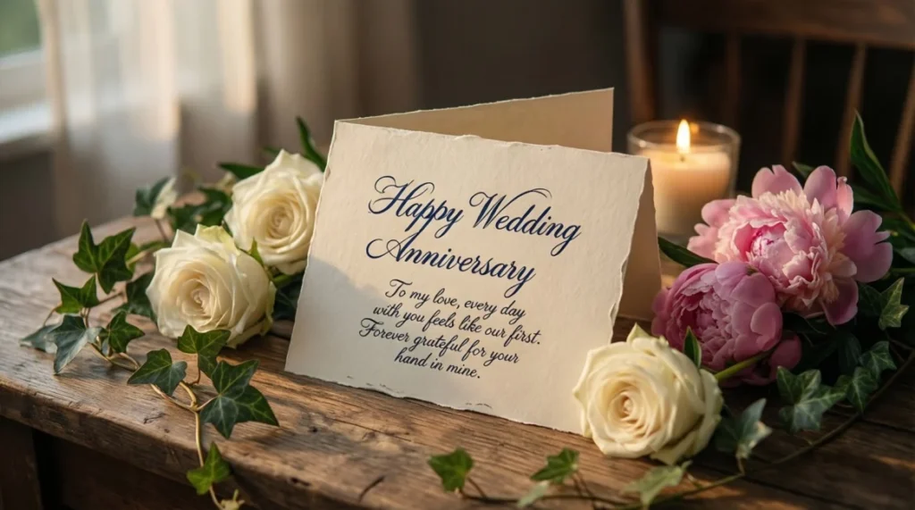 wedding anniversary card