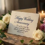 wedding anniversary card