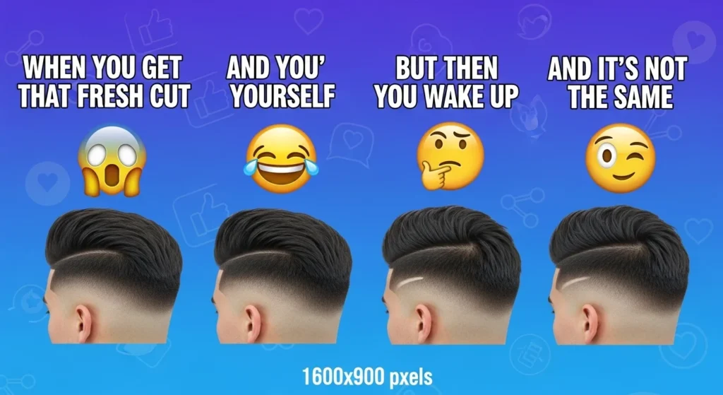 low taper fade meme